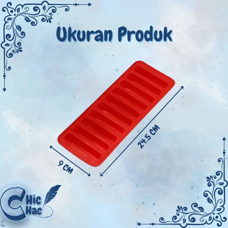 Cetakan Silikon Puding Kue Cake Jelly Coklat Lady Finger Dekorasi Kue / Cetakan Silikon Sosis / Cetakan Cokelat Dan Kue / Cetakan Silicone Tahan Panas / Chocolate Mold / Cake Mold / Jelly Mold / Cetakna Cokelat / Cetakan Silikon / Cetakan Coklat Silikon 1