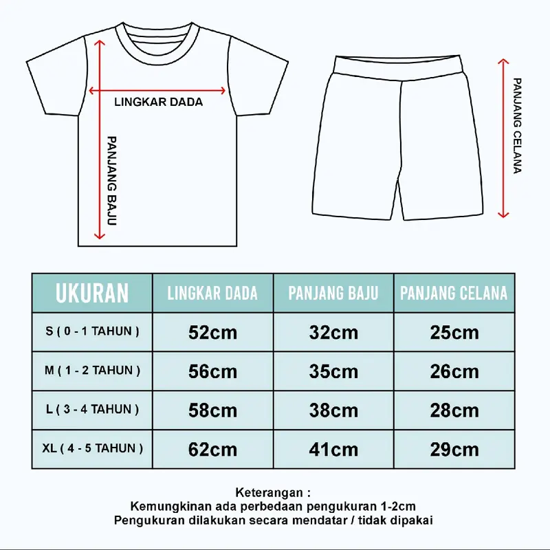 Setelan anak laki laki & perempuan/ fashion anak terbaru lengan pendek umur 1-4 TH 1