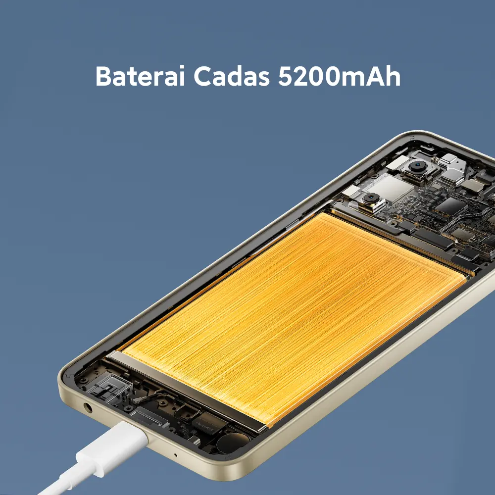 POCO C71 (4+4GB/128GB) Performa Cadas | Layar Cadas 6.88" 120Hz | Baterai Cadas 5200mAh | Expansi RAM hingga 8GB dan storage 128GB | 15W Pengisian daya Cadas [Official Store]