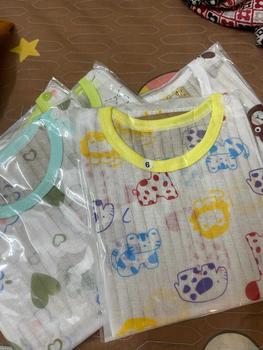 Product Review of [Combo 5 Bộ] Bộ Quần Áo Cộc Tay Hoặc Ba Lỗ Vải Cotton Giấy Hoặc Tăm Lạnh Họa Tiết Đẹp, Màu Ngẫu Nhiên Cho Cả Bé Trai, Bé Gái 5 - 15kg Baby Shop from K**u 0