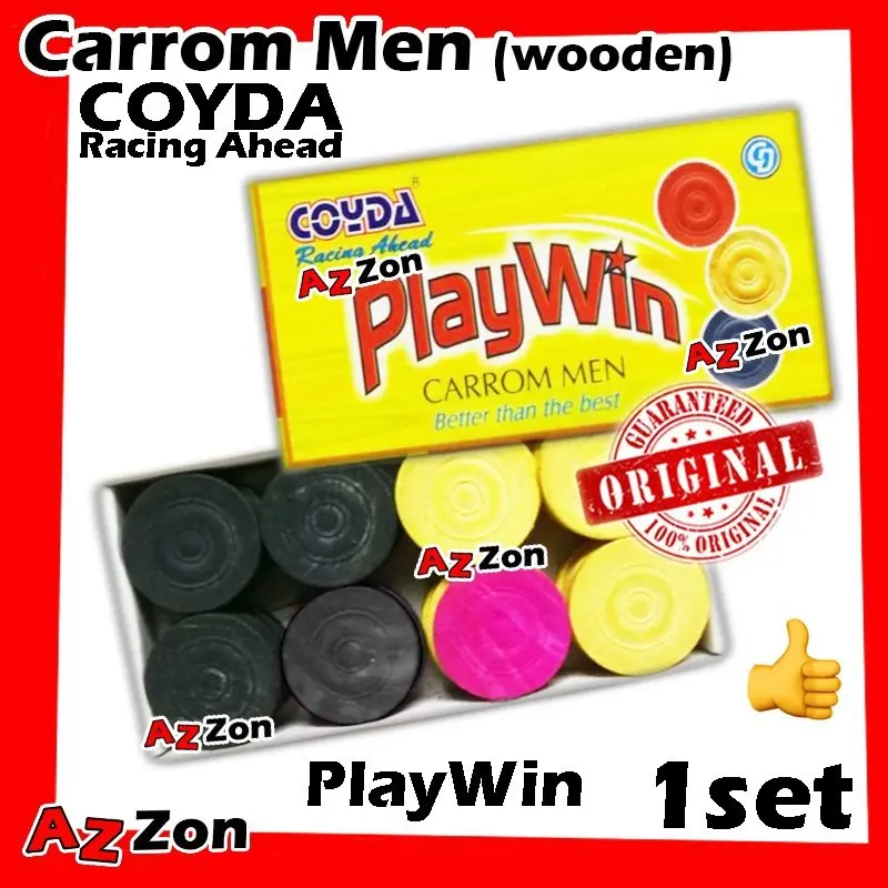 Coyda COYDA Wood Carrom Men Racing Ahead PlayWin Carrom Men Wooden - TikTok ...