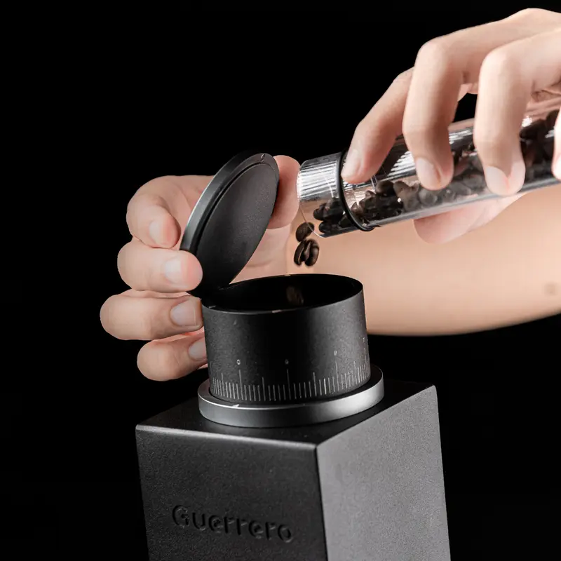 Grinder Kopi Elektrik Guerrero GR 02 Single Dose Coffee Grinder Hypernova Titanium Plasma Burr 2