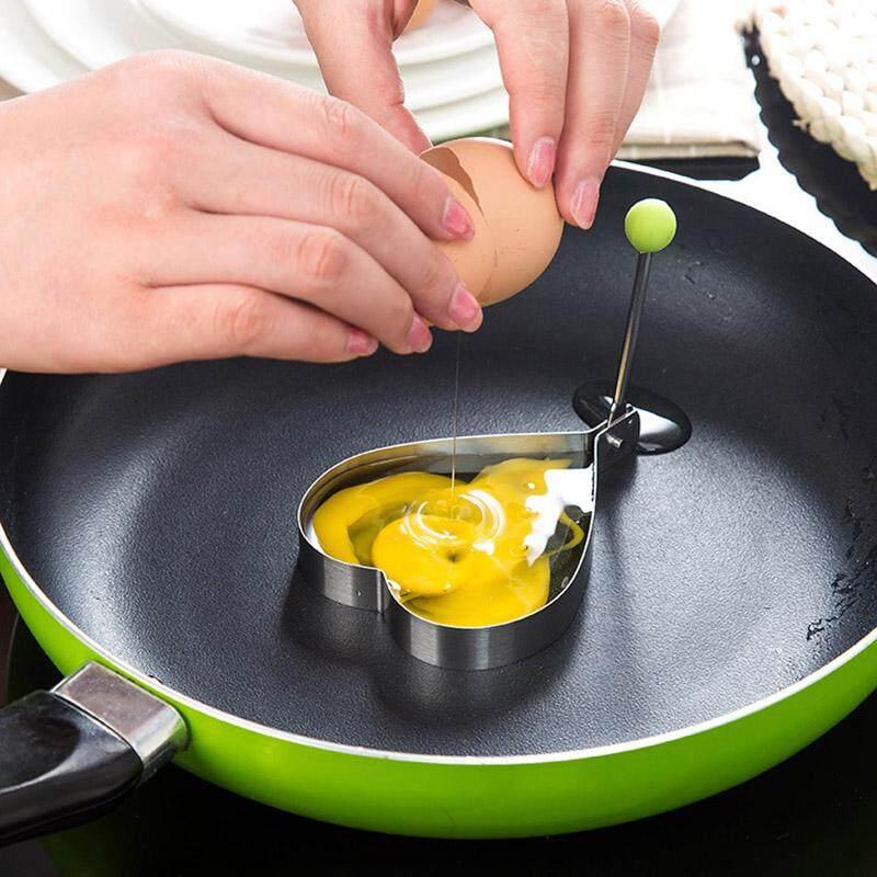 5Pcs Stainless Steel Fried Egg Mold Star Flower Round Heart Shaped Frying Egg Pancake Rings 2