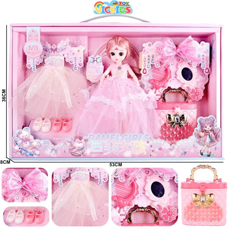  Đồ Chơi Búp Bê Công Chúa Alice's Loại Lớn Cho Bé Gái 60cm Hộp Quà Búp Bê Tiên Cá Có Khớp Quần Áo Xinh Xắn Toy 