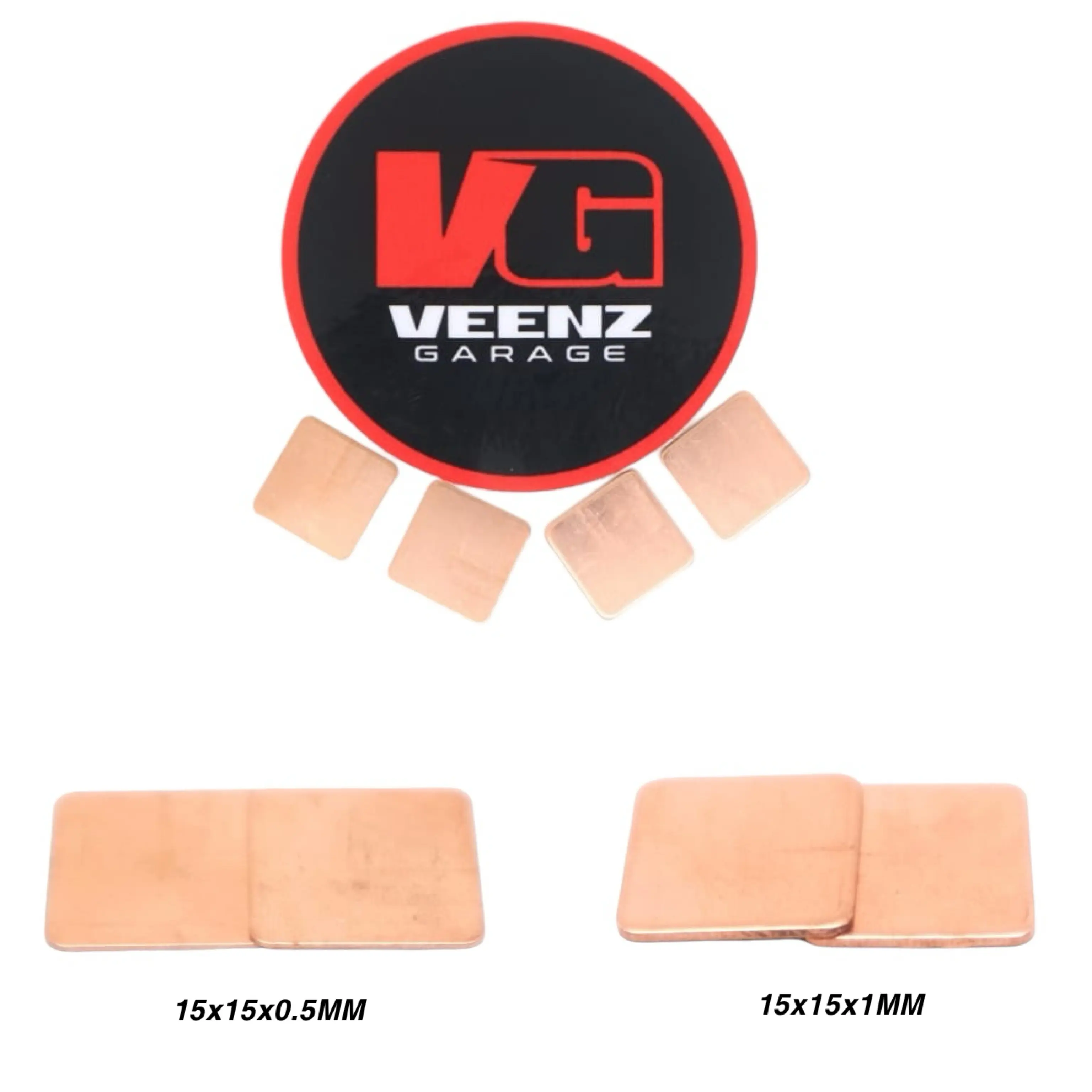 Thermal Pad Copper Plat Tembaga Heatsink Radiator VGA CPU Plate