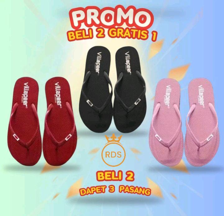 RDS CASUAL.ID Sandal Villapeer Sandal Jepit Wanita Promo Beli 2 Gratis 1 Variasi Warna Pink Biru Hitam Merah Beli 2 Dapat 3 Pasang Sendal Cewek RDS CASUAL.ID Sandal Villapeer Sandal Jepit Wanita Promo Beli 2 Gratis 1 Variasi Warna Pink Biru Hitam Merah Beli 2 Dapat 3 Pasang Sendal Cewek