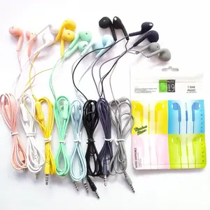 Earphone Macaron / Handsfree Kabel Macaron Microphone Telepon