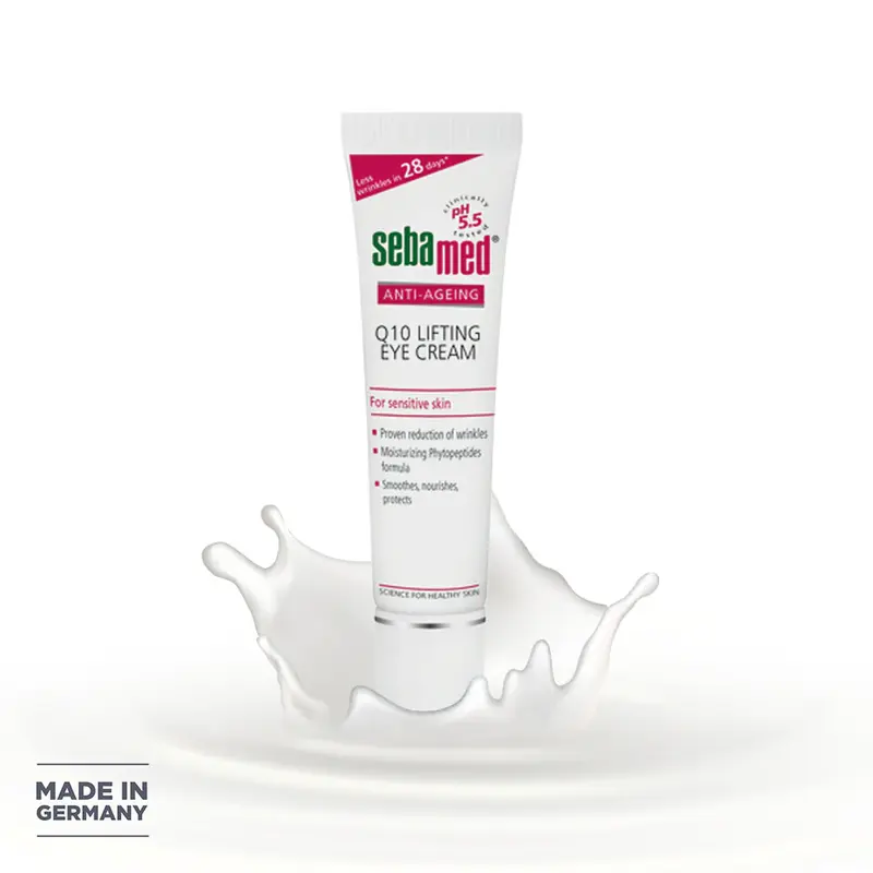 Sebamed Anti Ageing Q10 Lifting Eye Cream (15ml) Facial Treatment Anti Aging Mengencangkan Mencerahkan Dengan Niacinamide Acid Vitamin 3