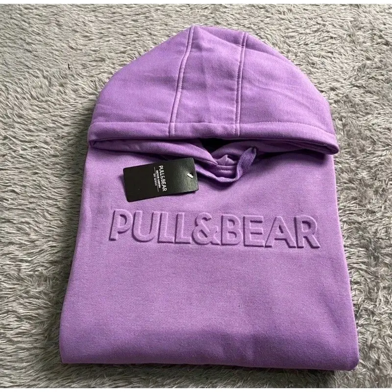 Sweater hoodie pull bear premium gramasi 280 Pria Wanita Unisex Fleece Tebal 8