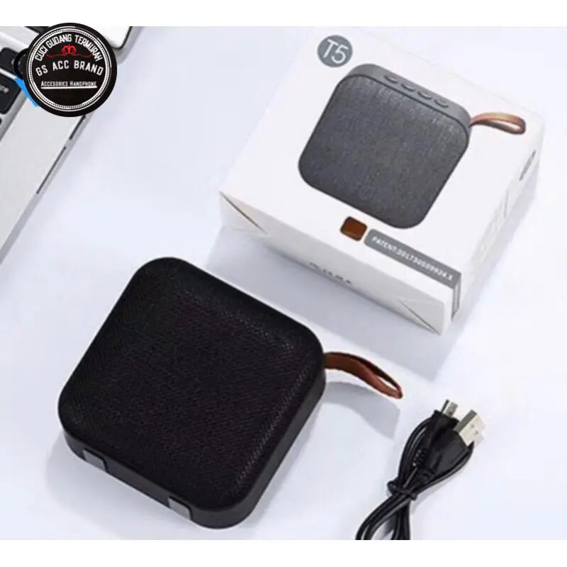 Hijau Army Speaker Bluetooth Portable T5 Wireless Speaker Termura SPEAKER T5 SUPER BASS Wireless box music Kotak Portable Mini Support USB Micro SD full Bass Merah  Hitam Handphone Subwoofer Speker 6