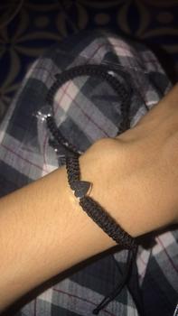 Product Review of Gelang dengan 26 huruf hati untuk wanita dan lelaki, inisial A-Z, nama, tali jalinan, boleh laras, perhiasan persahabatan untuk Pasangan, hadiah Bracelets from ℳ**𝓎 ** 𝒟**❦ 0