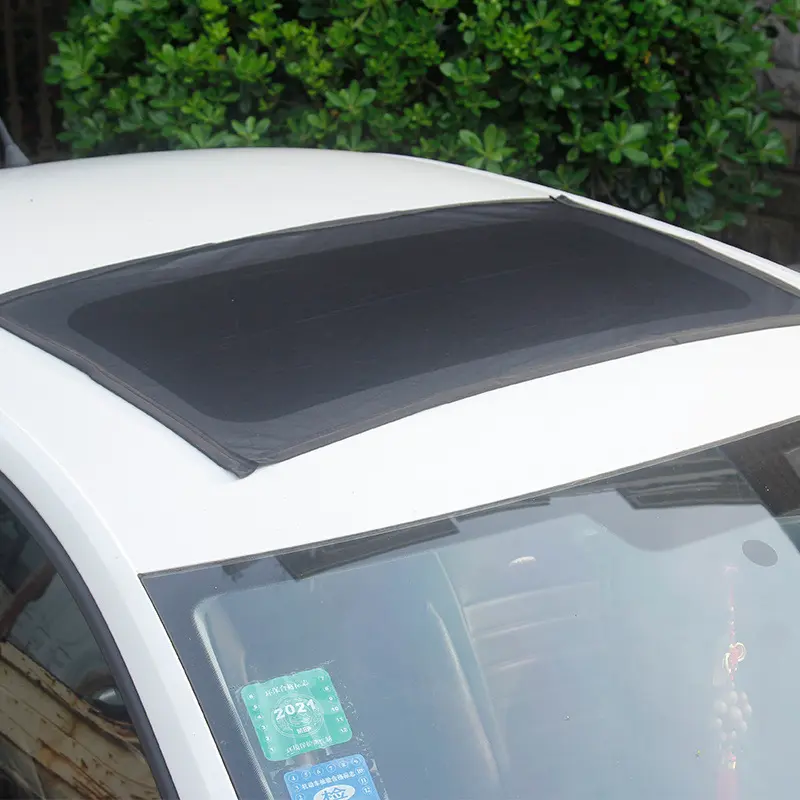 Self-Driving Camping Insect-Proof Ventilation Sunshade Soft Magnetic Strip Fixed Automobile Skylights Sun-Proof Mosquito-Proof Car Window Shade