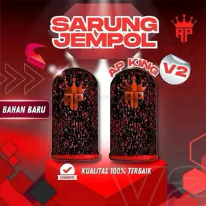 SARUNG JEMPOL GAMING APKING AKSESORIS GAME FREE FIRE & MOBILE LEGENS (MERAH)