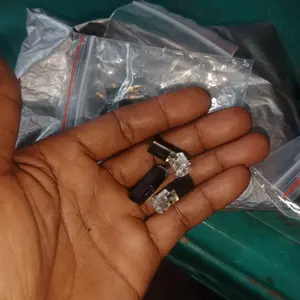 50PCS Blok terminal bebas pengupasan rumah tangga sambungan ujung kawat bebas pengelasan tipeplug-in konektor cepat yang dapat dilepas Sambungan Ujung Kawat Bebas Pengelasan Tipeplug-in Konektor Cepat Lepas Praktis Fungsional untuk 18-22AWG  0.35-0.7mm2