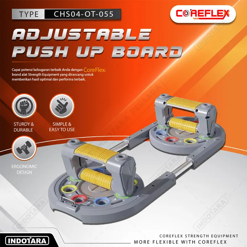 Push Up Board | Papan Push Up Support Portable Coreflex CHS04-OT-055 0