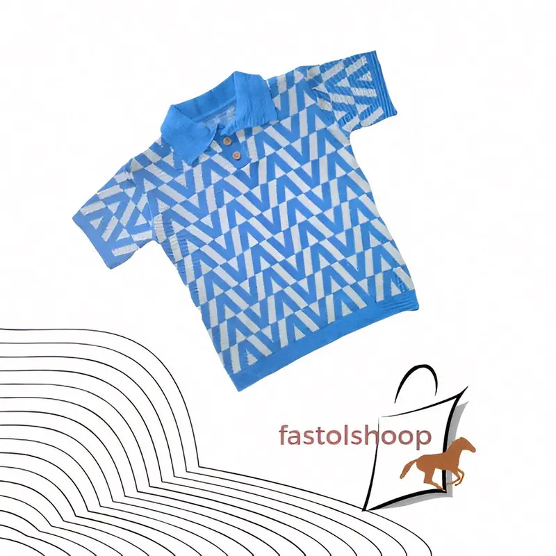 Fast-Baju Rajut Anak Perempuan Polo Kids Pakaian Usia 1-6 Tahun Atasan Knits Motif Fashion V Premium Cotton 1