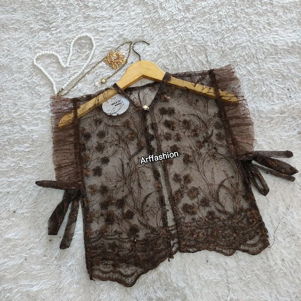 Kayla Vest Rompi Anak Outer Usia 4-9 Tahun Rompi Pesta Tille Brukat Anak Trendy By Arffashion