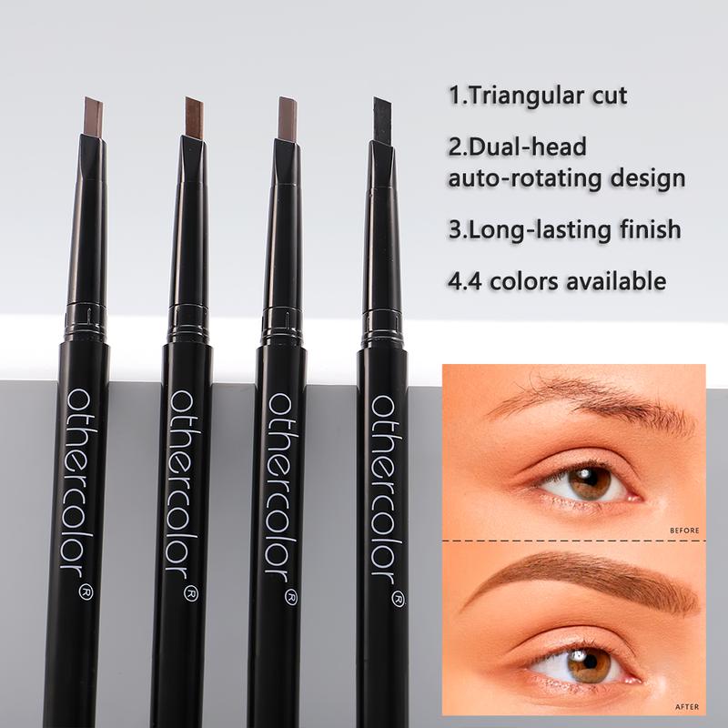 Triangle eyebrow pencil Double-headed Eyebrow Pencil With Brush ...