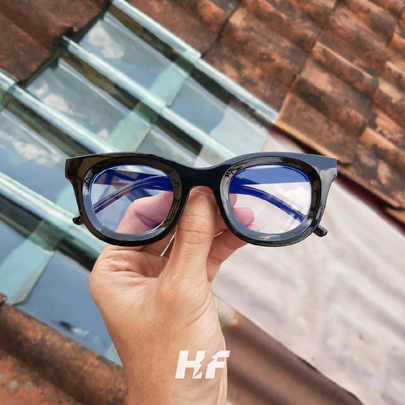 HF - Kacamata Boldie Skena Frame Tebal Eyewear Black 0