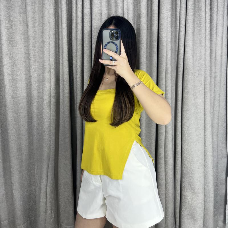 Product Introduction of Aceline Squarneck Top 1898 | Top Squarneck Wanita Kaos Wanita Fashion 1