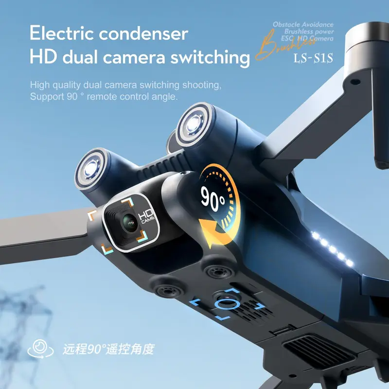 [KYOPCE] S1S Brushless Drone 4k Professional 8K HD Camera 5G Wifi FPV Obstacle Avoidance Aerial Photography Foldable Quadcopter RC Dron 7