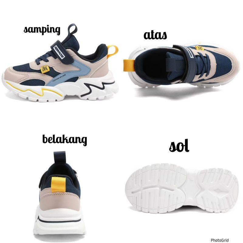 Product Introduction of sepatu anak fashion MK02 laki laki perempuan size 26-30 modis terbaru shoes sneaker sekolah Sd tk 24