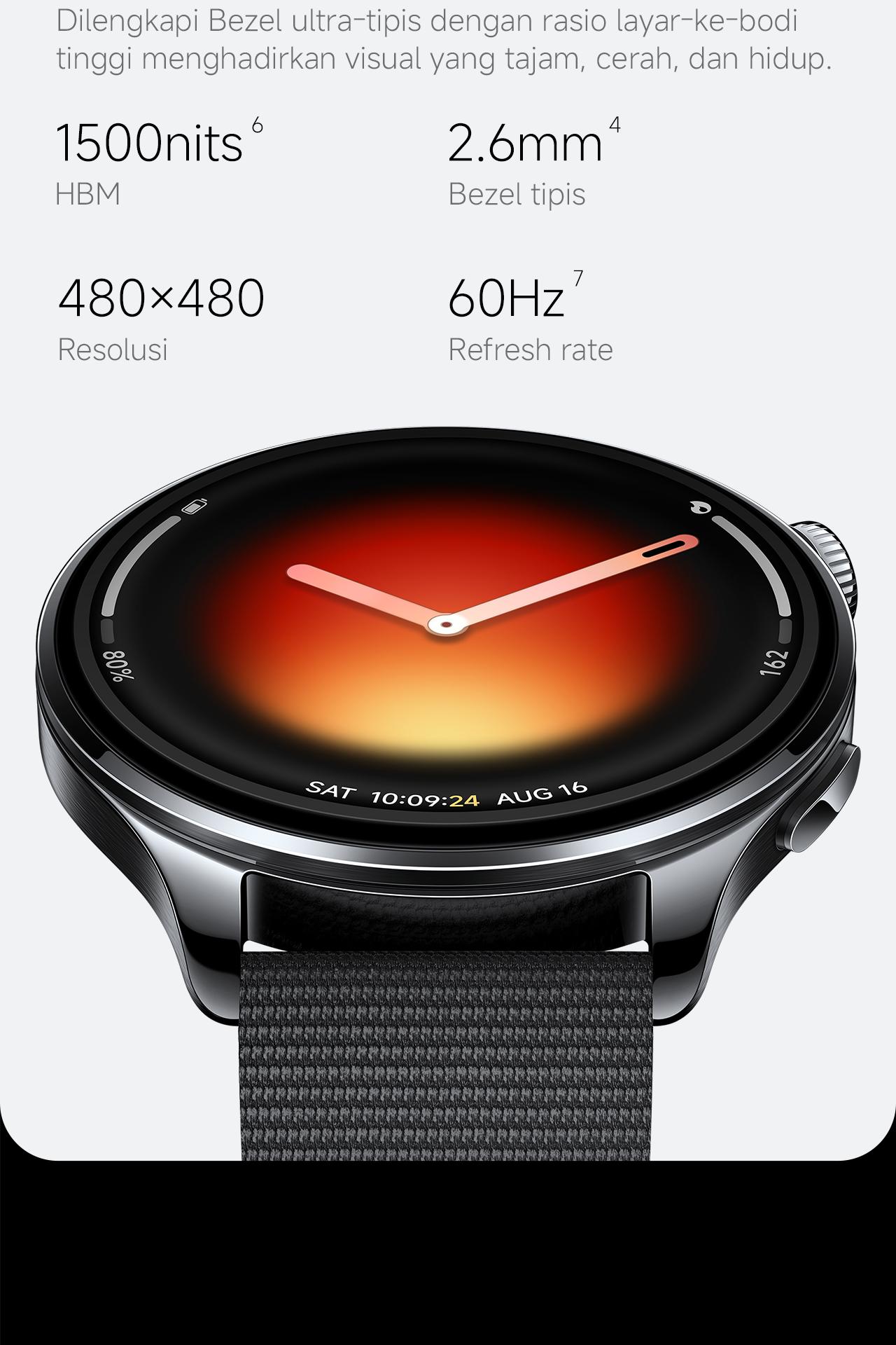 Xiaomi Watch 5 | AMOLED 1,54” Sapphire Glass | Ekosistem Pintar WearOS 6 dengan Gemini | Pemantauan kebugaran & kesehatan | Daya Baterai 6 hari Smart Mode | Smartwatch Wanita Pria [Xiaomi Official Store]