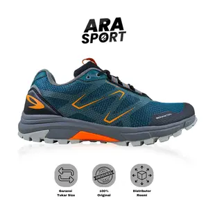SEPATU TRAIL RUNNING 910 ORIGINAL YUZA - HIJAU-TEAL/HTM/ABU/ORANGE