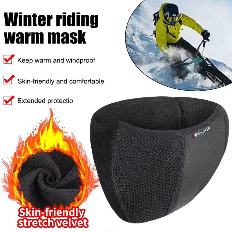 Product Introduction of Winter Cycling Mask Keep Warm Winter Ear Protection Mask Polar Fleece Mouth ​Mask Earmuffs Windproof Riding Ski Mask 22