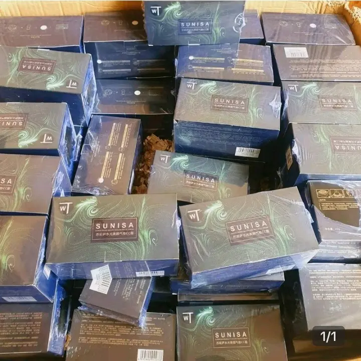 Beli 1 Dpt 2 Pcs Bedak sunisa cushion yang waterprof dan tahan lama pupur bedak murah 4
