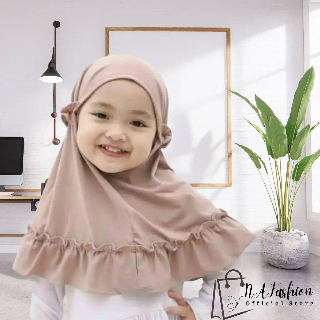 Kerudung Instan Carla Anak bayi Newborn 0-3 Tahun Jilbab Nyaman