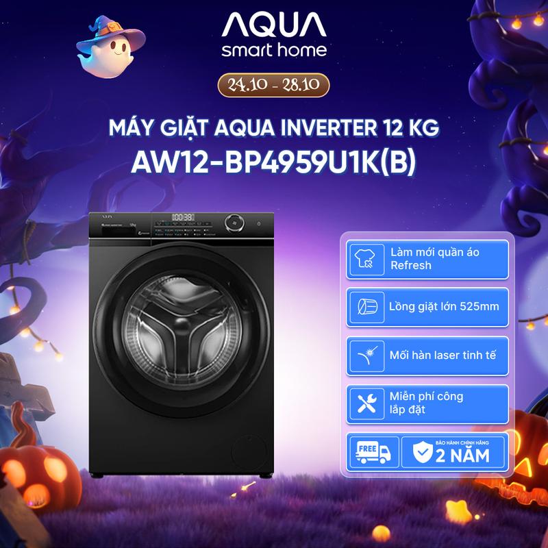 Máy giặt Aqua Inverter 12 kg AW12-BP4959U1K(B)