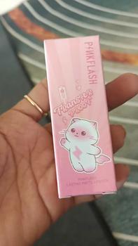 Product Review of [Official]PINKFLASH #LovingHeart Soft Matte Transfer-proof Lipstick Creamy Smooth Non-crack 12H Wearing Intense Pigmented from a**a 0