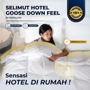 DDPillow | Selimut Hotel Goose Down Feel / Selimut Hotel Bulu Angsa Sintetis / Selimut Fluffy / Duvet Hotel