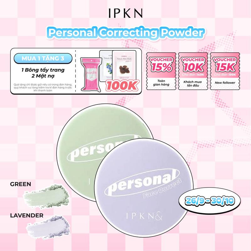 Phấn Phủ Bột IPKN Personal Correcting Powder 4g Cosmetic