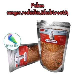 Nutrimix Pakan Premium Blacktroath Redsiskin Sanger Kios RK Makanan Khusus Untuk Sanger Redsiskin Blacktroath