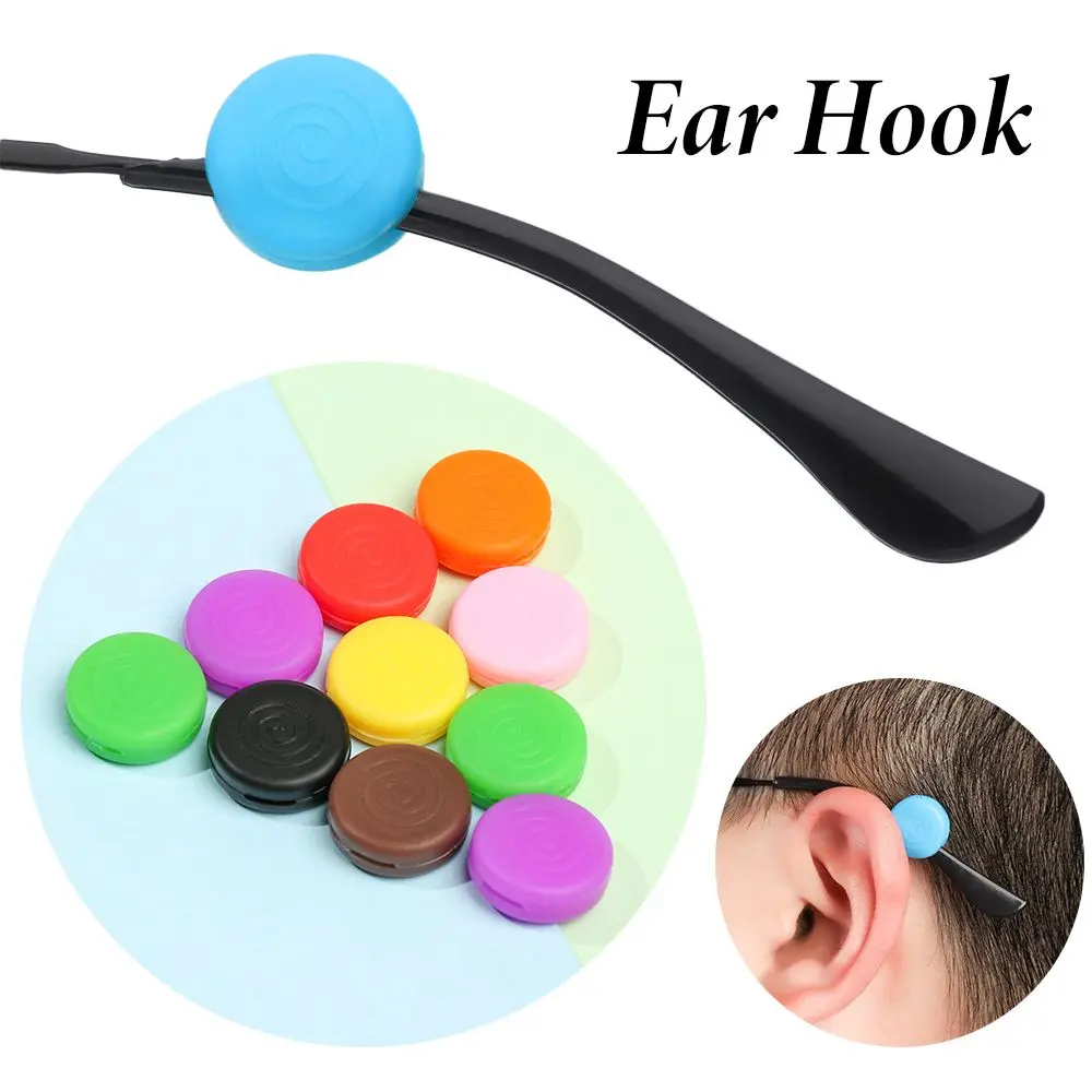 1 pair Anti Slip Eyeglasses Grip Eye Glasses Eyeglass Accessories Ear Hook Anti-slip Holder Eyewear Hook