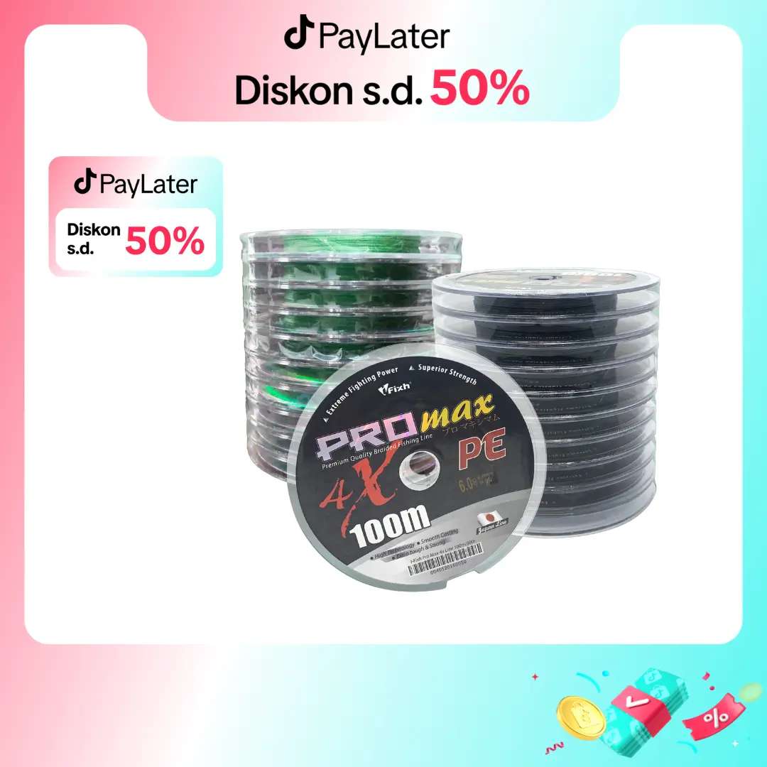 SENAR PANCING   Laut PE PRO MAX X4 WARNA ABU KONEKTING