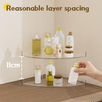 Gambar [NEW ARRIVAL] Vusign Clear Corner Organizer Shelf 2 Layer / Rak Meja Kosmetik Sudut 2 TIngkat / Storage Makeup Shelf 2 Level Multifungsi VS1242 dari vusignhome Kab. Tangerang 5 Tokopedia