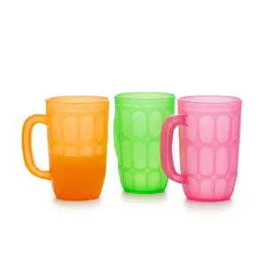 Gelas Es Besar Plastik Aneka Warna