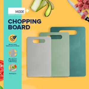 MODE+ Telenan Dapur Plastik 2 Sisi Food Grade Non-Slip S/M/L | Chopping Board - Kitchenware