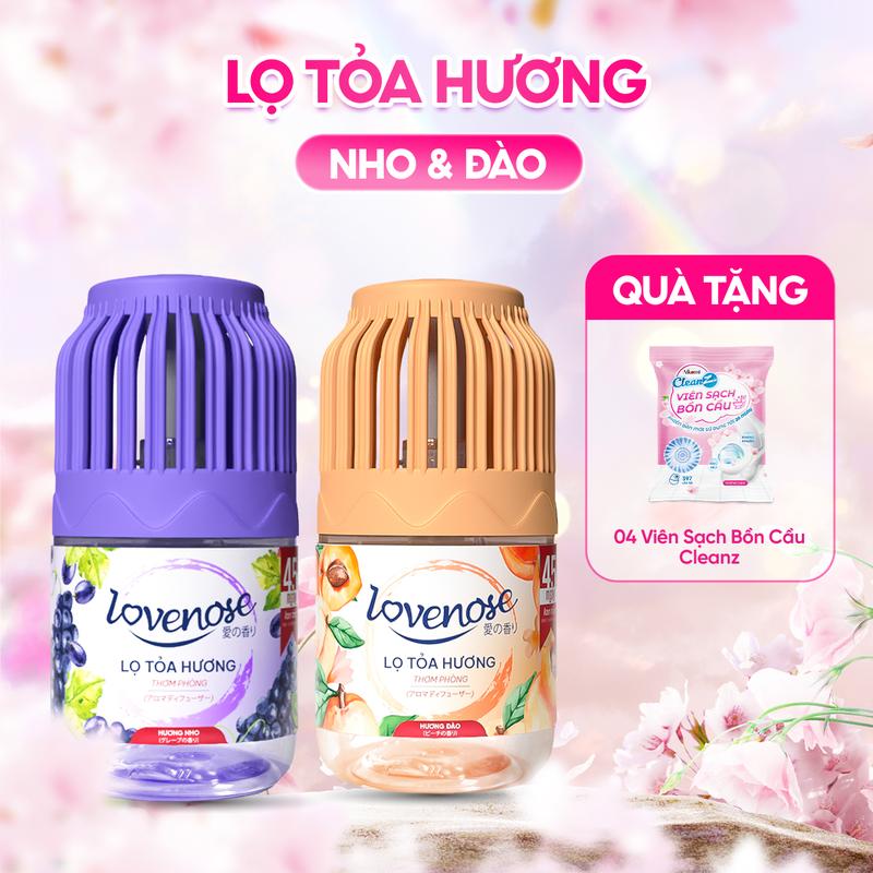 [ĐA KHO] Combo 2 lọ tỏa hương Lovenose dầu thơm phòng, khử mùi phòng, nước hoa để phòng nước thơm tinh dầu