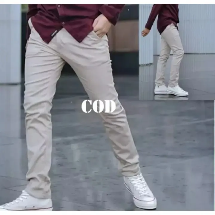 CELANA PANJANG KATUN CHINO CHINO / CELANA KANTORAN KATUN CHINO seze 27-38 COD 0