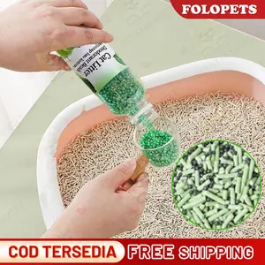 FOLOPETS Pewangi Pasir Kucing 250gr - Litter Deodorizer dengan Arang Aktif, Penghilang Bau Efektif! (Formula Ampuh, Cocok untuk Semua Jenis Pasir Kucing, Aman & Ramah Lingkungan)【Diskon Ongkos Kirim Jabodetabek】