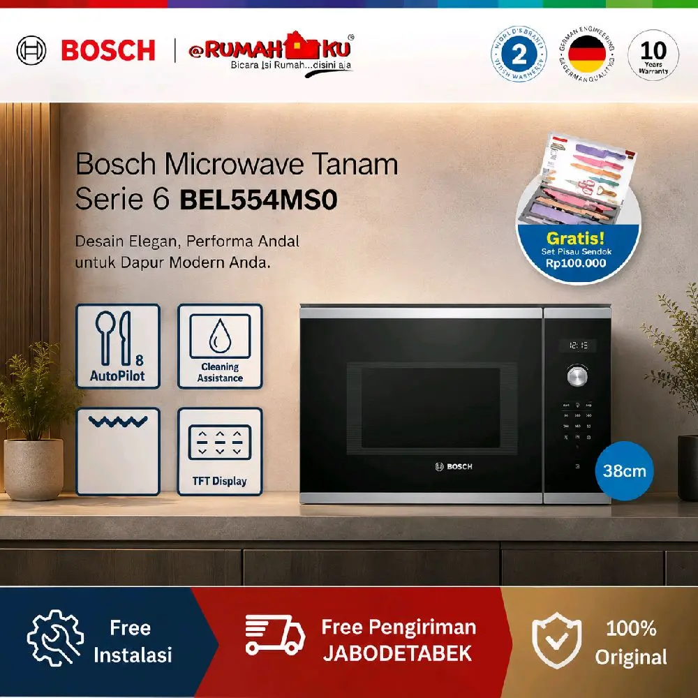 BOSCH MICROWAVE BEL554MSO  Stainlish steel SERIES 6