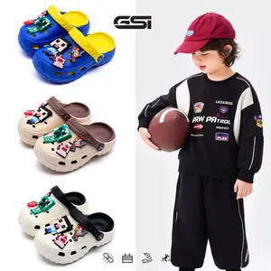 【GSI Shoes Kids】Sandal Anak Laki Laki Sandal Baim Lucu Aksesoris 3D MNCRF Bahan Karet EVA Premium Super Soft Antislip Empuk dan Ringan Fashion Kaki