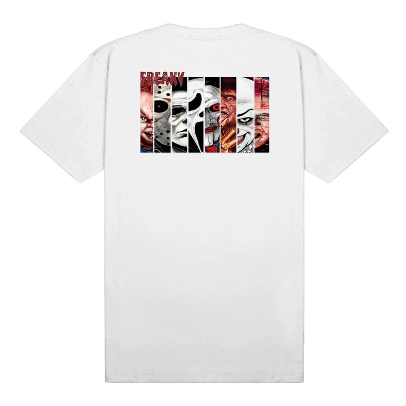 Freaky Tshirt Kaos Jumpscare Black / White Tees Katun 5