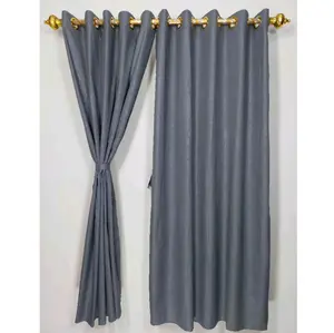 GORDEN JENDELA PENDEK SMOKRING RING 10 GORDEN JENDELA KAMAR DAN JENDELA TAMU Kain Katun Curtain