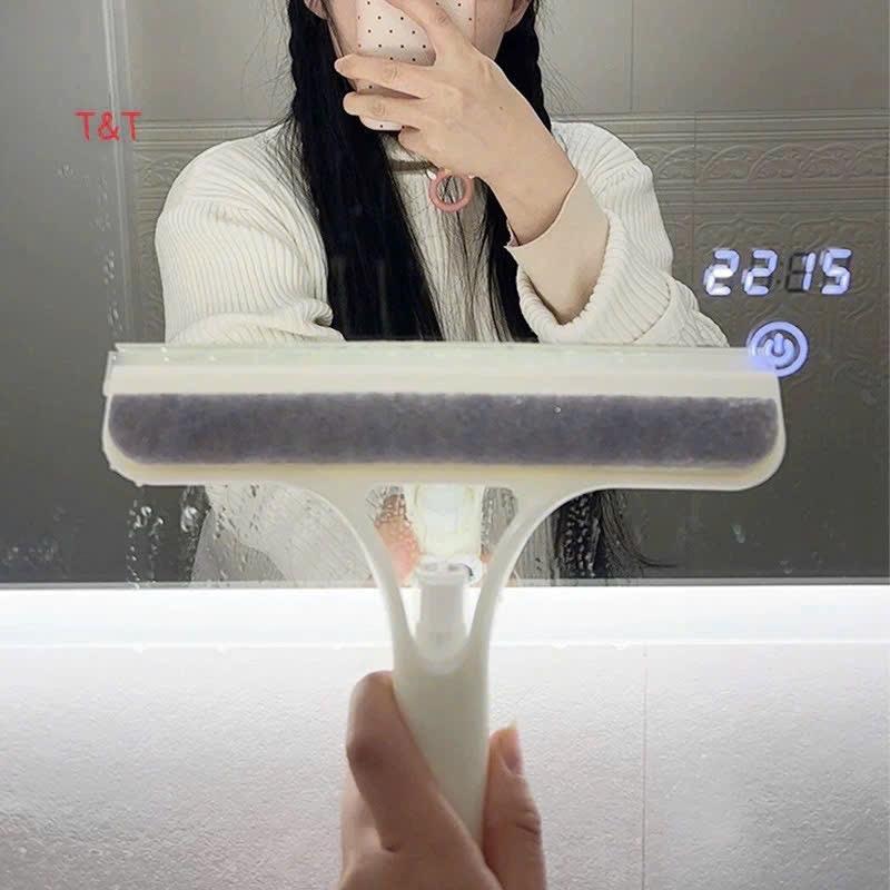 Cây Lau Kính Tích Hợp Bình Xịt Nước Và Chổi Gạt 3in1 Tiện Lợi.Cây Chà Kính Thông Minh Chổi Lau Kính Vừa Xịt Vừa Lau Tiện Lợi