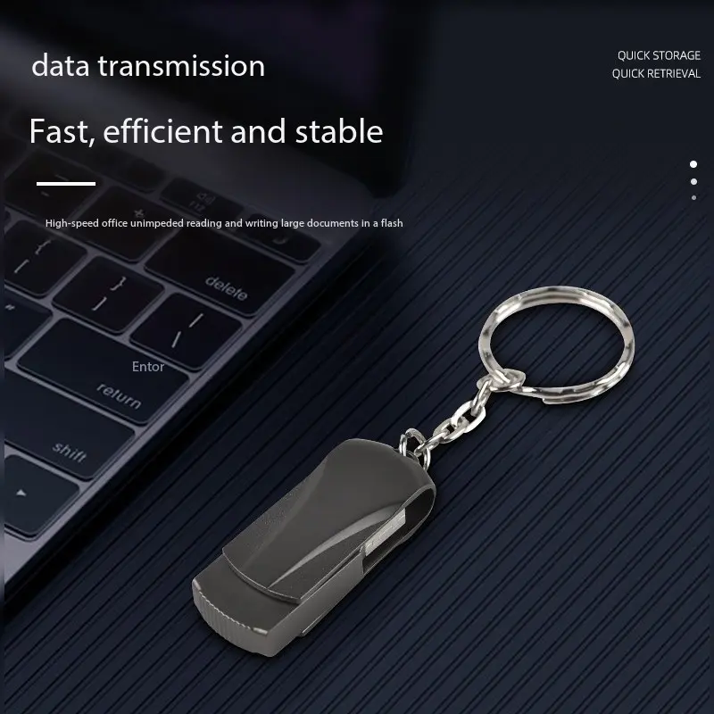 Metal Pendrive 16G 32G 64G 128G 256G 512G 1TB 2TB USB Flash Drive/Flash Disk Memory Stick U Disk 2.0 Data Storage Otg 4